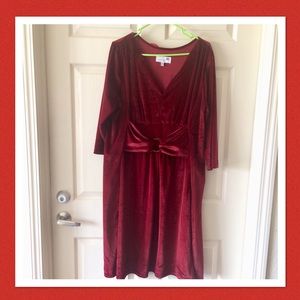Red Velvet Liz Lange Dress